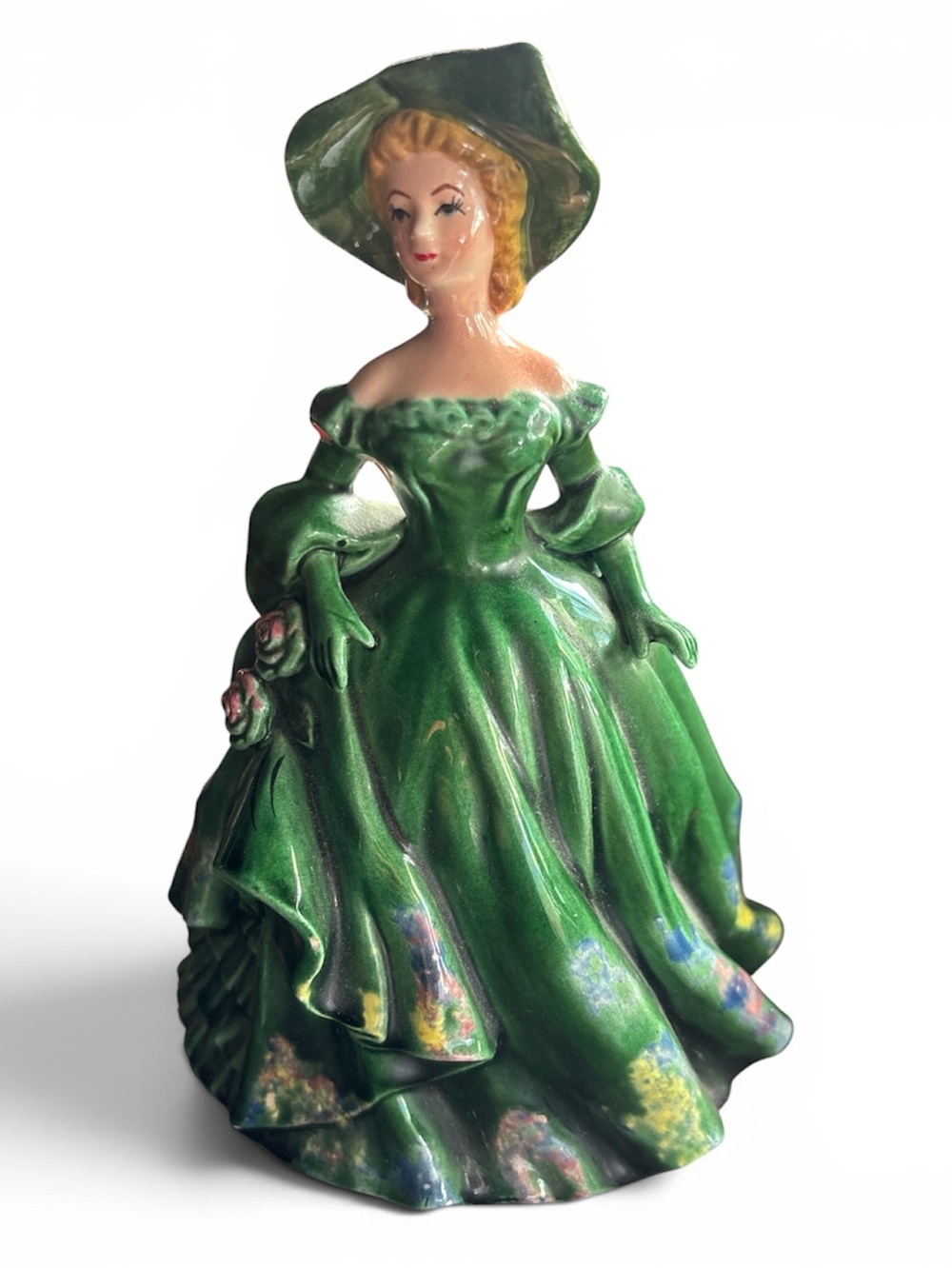 Relco Lady Planter Vase Porcelain Figurine "Gone With The Wind" #3866